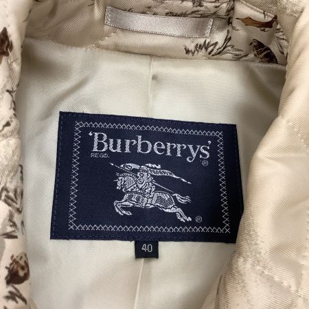  Burberrys バーバリーズ レディース キルティング ジャケット シルク SIZE 40 ベージュ