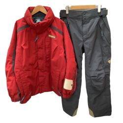 ♪♪ DESCENTE デサント メンズ スノーウェア  スキー スノービード SIZE L レッド Bランク