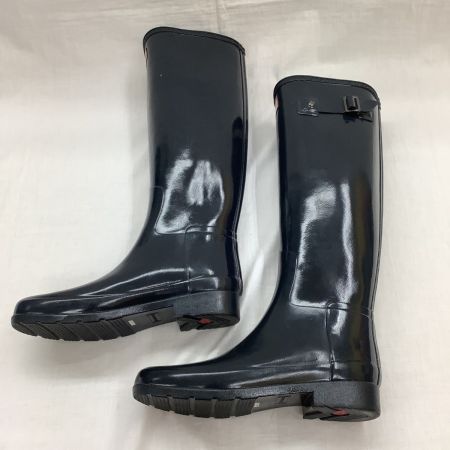  HUNTER ハンター レディース  レインブーツ 長靴 SIZE UK6(24.5cm) ネイビー