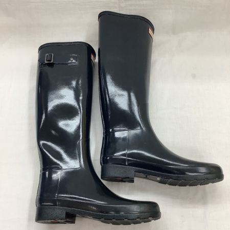  HUNTER ハンター レディース  レインブーツ 長靴 SIZE UK6(24.5cm) ネイビー