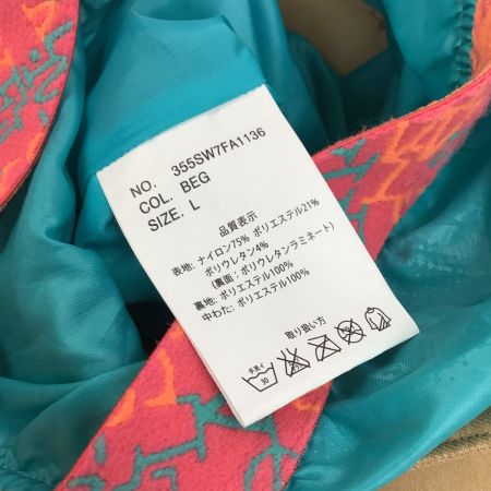 swivel スイベル レディース スノーウェア スキー スノーボード SIZE L ピンク×ベージュ