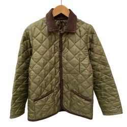 LAVENHAM ラベンハム レディース キルティングジャケット SIZE S カーキ Bランク