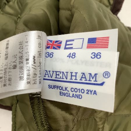 LAVENHAM ラベンハム レディース キルティングジャケット SIZE S カーキ