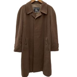 ♪♪ Burberrys バーバリーズ メンズ ロングコート カシミヤ100% ブラウン Bランク