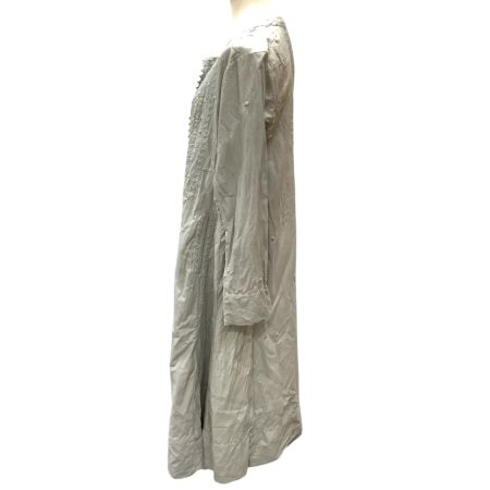 ISSEY MIYAKE HaaT  イッセイミヤケ パッチアーク 前開きボタン ワンピース  SIZE 2 HA82FH583 グレー