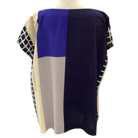 ISSEY MIYAKE イッセイミヤケ レディース カットソー SIZE 2 IM52FJ519 ネイビー×ピンク