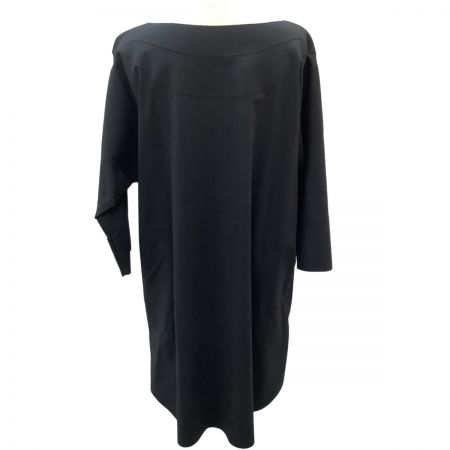  ISSEY MIYAKE イッセイミヤケ レディース ストレッチ チュニック ワンピース SIZE S IM74JT508 ブラック