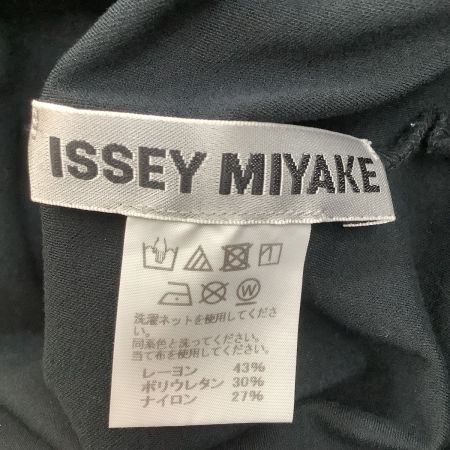 ISSEY MIYAKE イッセイミヤケ レディース ストレッチ チュニック ワンピース SIZE S IM74JT508 ブラック