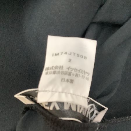 ISSEY MIYAKE イッセイミヤケ レディース ストレッチ チュニック ワンピース SIZE S IM74JT508 ブラック