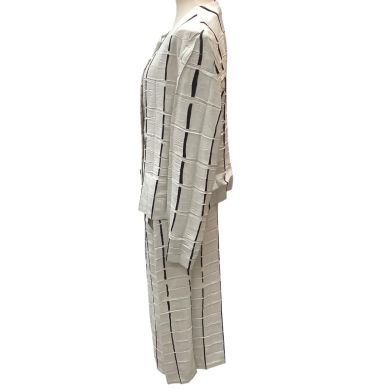 ISSEY MIYAKE イッセイミヤケ ストライプ ライン染めシワ