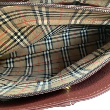  Burberrys バーバリーズ レディース ハンドバッグ レザー  ワインレッド