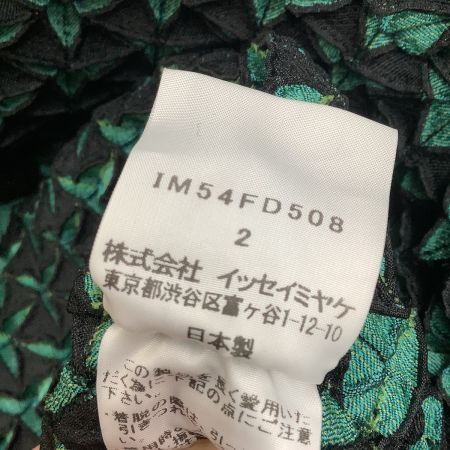 ISSEY MIYAKE イッセイミヤケ 3Dスチーム ダブルB ジャケット SIZE 2 IM54FD508 グリーン