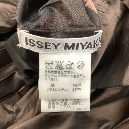 ISSEY MIYAKE イッセイミヤケ プリーツ コート SIZE 2 IM93FA704 ブラウン