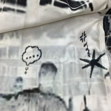 ISSEY MIYAKE イッセイミヤケ 激レア 希少 変形 ロング コート SIZE 2 総柄 IM73FA517 グレー