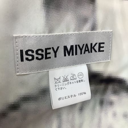 ISSEY MIYAKE イッセイミヤケ 激レア 希少 変形 ロング コート SIZE 2 総柄 IM73FA517 グレー