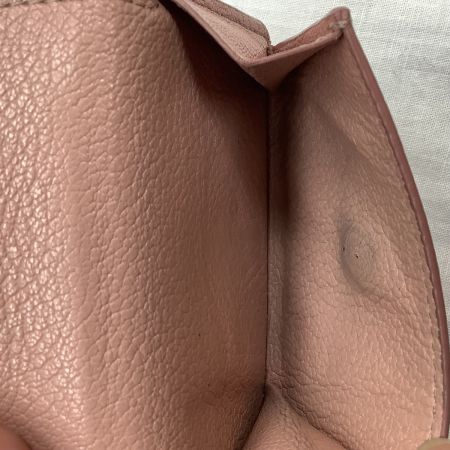 MIU MIU ミュウミュウ レディース ３つ折り財布  コンパクト財布 ピンク