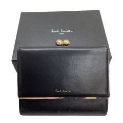 Paul Smith ポールスミス レディース がま口財布  PWD644 ブラック Bランク