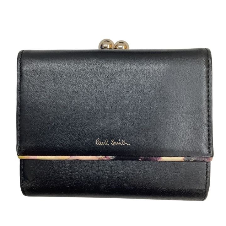 Paul Smith ポールスミス レディース がま口財布 PWD644 ブラック