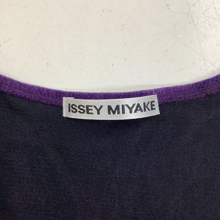 ISSEY MIYAKE イッセイミヤケ レディース カットソー グラデーション SIZE 2 IM03JK541 パープル