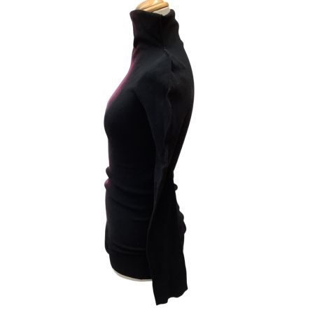 ISSEY MIYAKE イッセイミヤケ レディース カットソー スプレー柄　SIZE 2 IM03KK552 ブラック