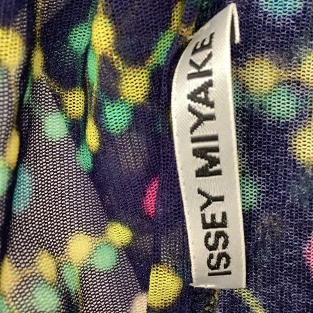 ISSEY MIYAKE イッセイミヤケ レディース カットソー　SIZE 2 総柄 IM43JK590 ネイビー