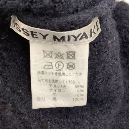 ISSEY MIYAKE イッセイミヤケ レディース アルパカ  ニット セーター SIZE 2 IM84KN506 ネイビー