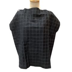 ISSEY MIYAKE イッセイミヤケ 変形 カットソー　SIZE 2 チェック IM82FJ520 ブラック Bランク