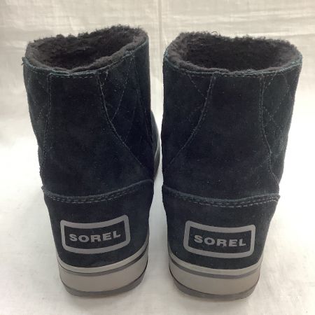  SOREL ソレル レディース ショートブーツ ムートンブーツ SIZE 25cm ブラック