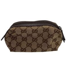 ♪♪ GUCCI グッチ ポーチ GG キャンバス  29596 002404 ベージュ Bランク