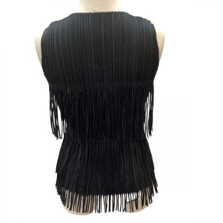  ISSEY MIYAKE イッセイミヤケ PLEATS PLEASE 変形 ノースリーブカットソー PP63-JK851 ブラック