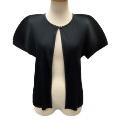 ISSEY MIYAKE イッセイミヤケ PLEATS PLEASE カーディガン SIZE 3 PP23-FO431 ブラック Bランク