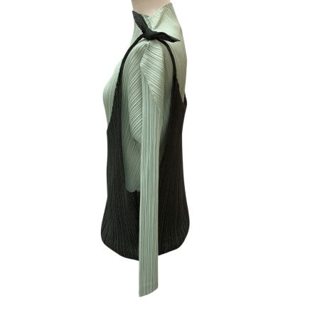 ISSEY MIYAKE イッセイミヤケ PLEATS PLEASE 変形 ワンピース カットソー  PP51-JK523 ミント