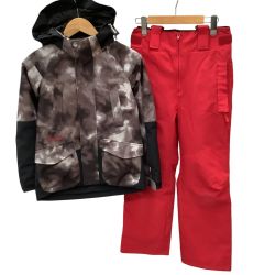 PHENIX フェニックス キッズ 子供  男の子 スキーウェア つなぎ SIZE 140cm グレー×レッド Bランク