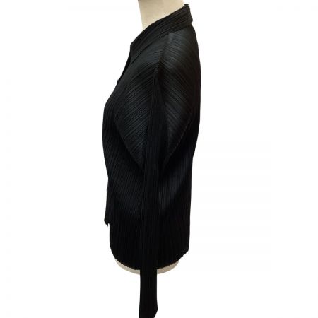  ISSEY MIYAKE イッセイミヤケ PLEATS PLEASE シャツ SIZE 3 PP55-JJ102 ブラック