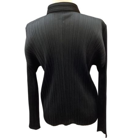 ISSEY MIYAKE イッセイミヤケ PLEATS PLEASE シャツ SIZE 3 PP55-JJ102 ブラック