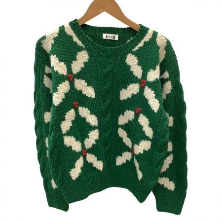  IS アイエス ISSEY MIYAKE イッセイミヤケ Vintage セーター クリスマス グリーン