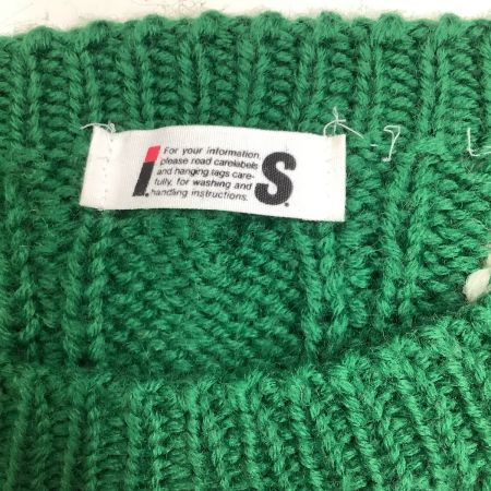  IS アイエス ISSEY MIYAKE イッセイミヤケ Vintage セーター クリスマス グリーン