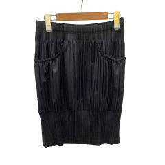 ISSEY MIYAKE イッセイミヤケ PLEATS PLEASE ミニ スカート SIZE 5 PP83-JG442 ブラック Bランク