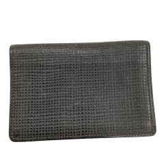 JURGEN LEHL ヨーガンレール カードケース レザー グレー Bランク