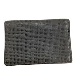 JURGEN LEHL ヨーガンレール カードケース レザー グレー Bランク