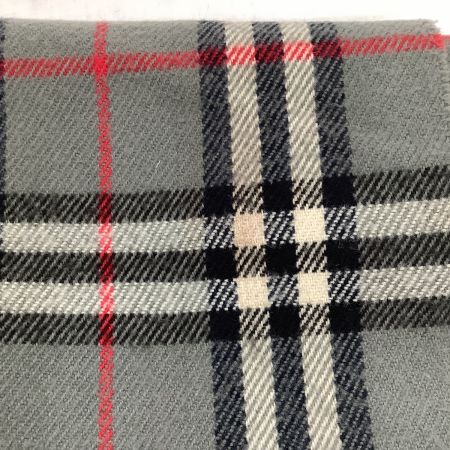 Burberrys バーバリーズ マフラー チェック ウール100％ グレー