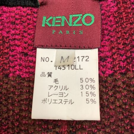 KENZO ケンゾー レディース Vintage カーディガン SIZE M ショッキングピンク