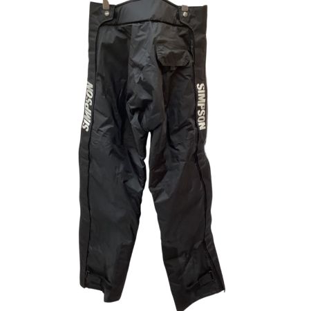 simpson シンプソン メンズ ライダース  バイクウェア セットアップ ジャケット パンツ SIZE L ブラック×レッド