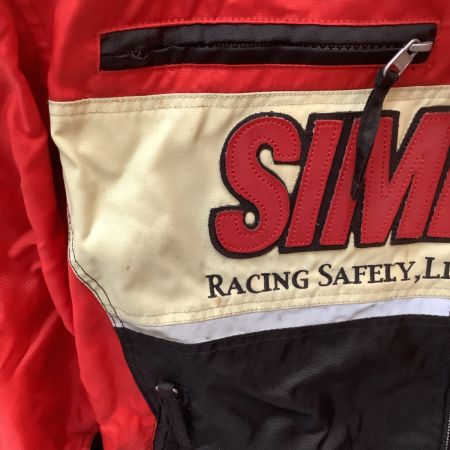 simpson シンプソン メンズ ライダース  バイクウェア セットアップ ジャケット パンツ SIZE L ブラック×レッド