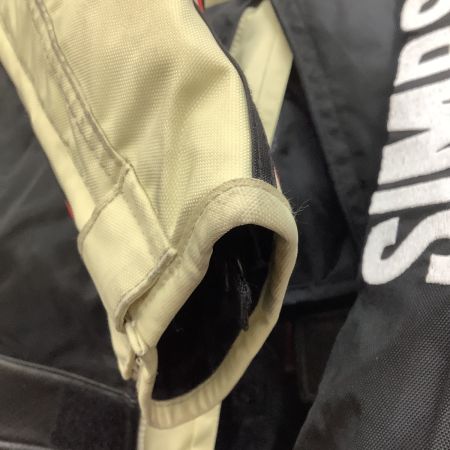 simpson メンズ ライダースジャケット レーシングウェア バイク SIZE L ブラック×アイボリー