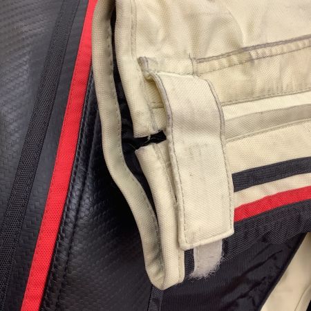 simpson メンズ ライダースジャケット レーシングウェア バイク SIZE L ブラック×アイボリー