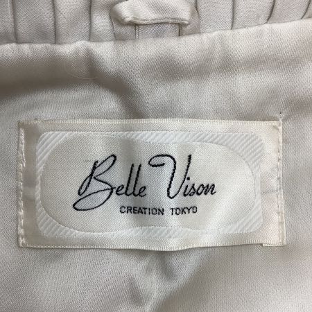 Belle Vision ベルビジョン レディース 毛皮 ハーフコート ブルーフォックス SIZE 11号 ホワイト