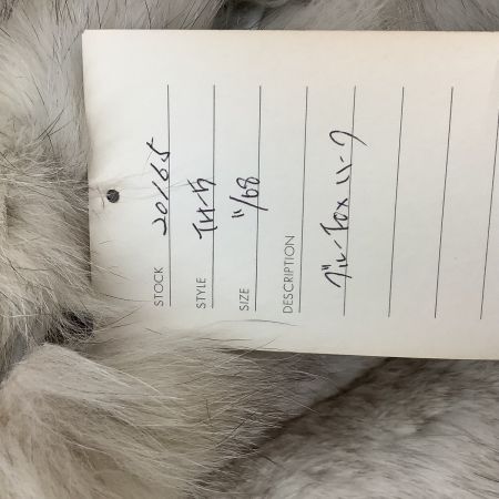 Belle Vision ベルビジョン レディース 毛皮 ハーフコート ブルーフォックス SIZE 11号 ホワイト