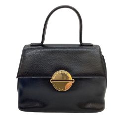 GIVENCHY ジバンシー レディース ハンドバッグ レザー ブラック Bランク