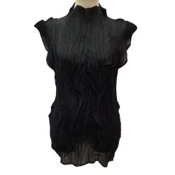 ♪♪ ISSEY MIYAKE イッセイミヤケ 立体 変形 プリーツ カットソー SIZE L IM41-FJ806 ブラック Bランク